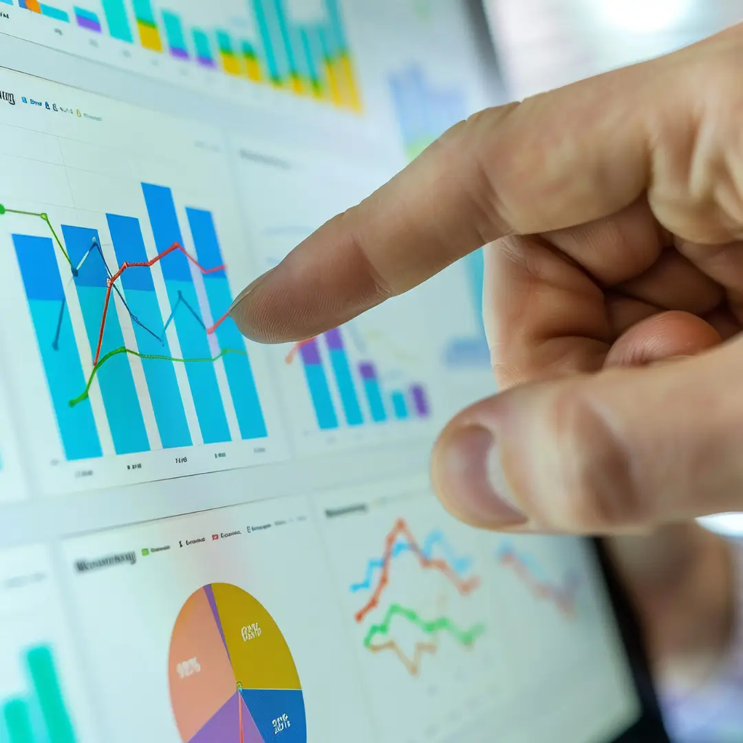 Analytics dashboard visualization